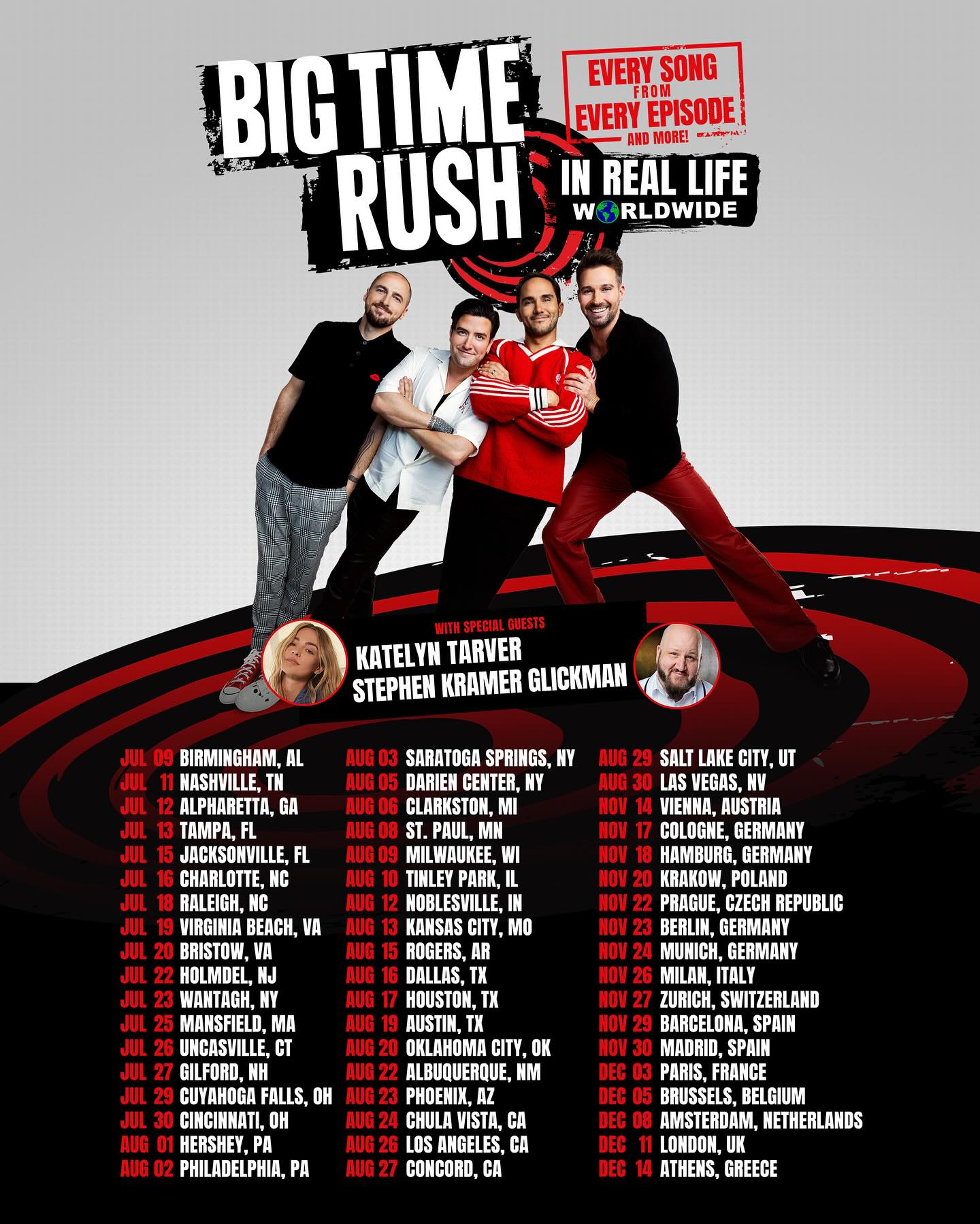 Stephen Kramer Glickman In Real Life Worldwide Tour Poster 2025